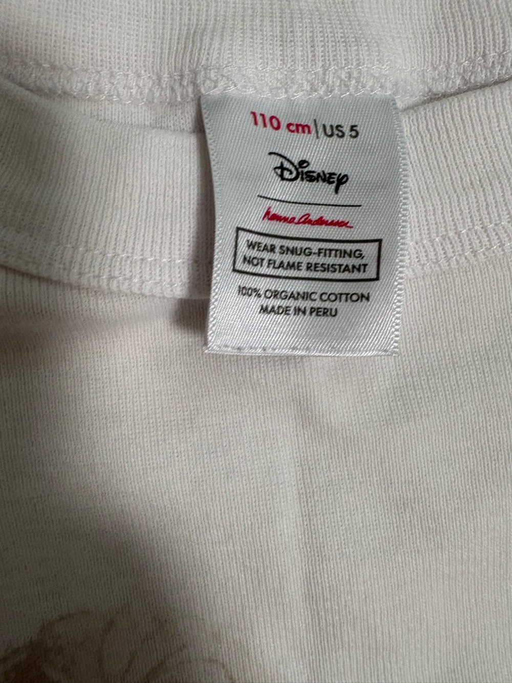 Disney Frozen 2 Elsa Organic Cotton Pajama Set Girls Size 5 Snowflake PJs - Picture 4 of 5